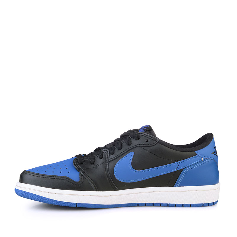 мужские синие кроссовки Jordan 1 Low Retro OG 705329-004 - цена, описание, фото 3